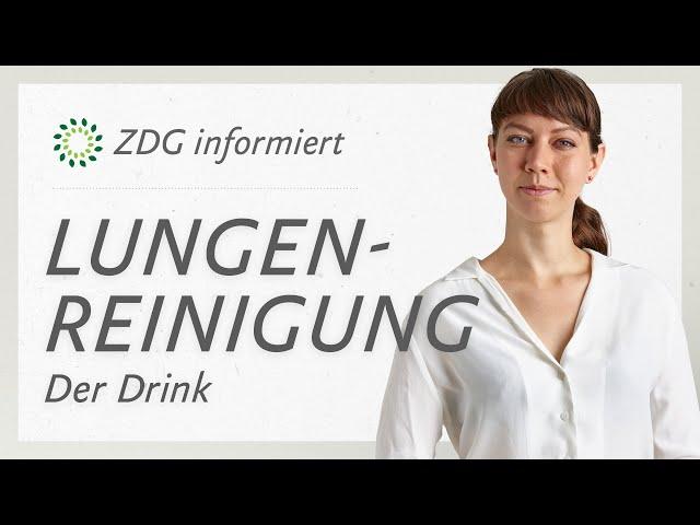 Der Drink zur Lungenreinigung | Hausmittel für die Lungenreinigung