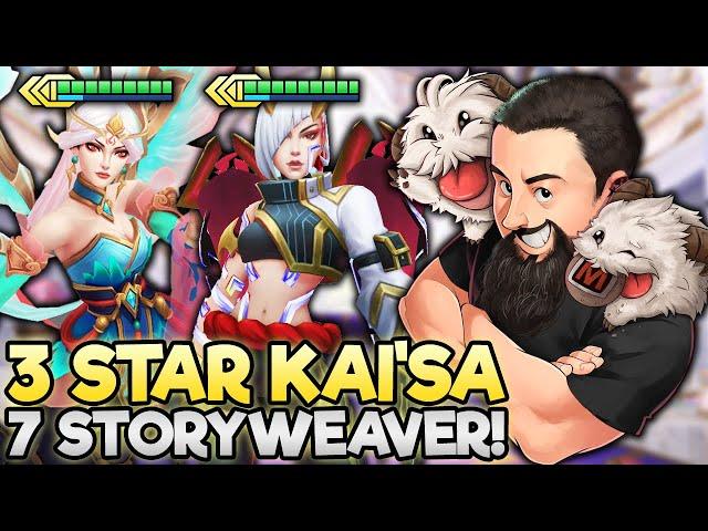 3 Star Kai'sa - Storyweaver Trickshots Doing the Job!! | TFT Inkborn Fables | Teamfight Tactics