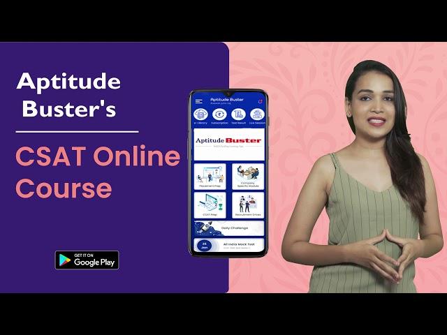 Aptitude Buster's UPSC CSAT online Course