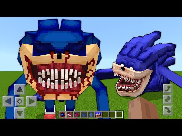 NEW Shin Sonic EXE vs Every Shin Sonic Mod ADDON UPDATE in MINECRAFT PE