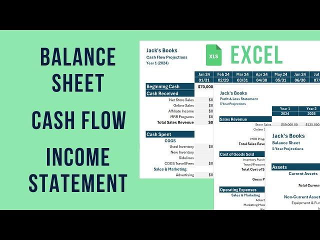 How to Create Financial Statements Using Excel