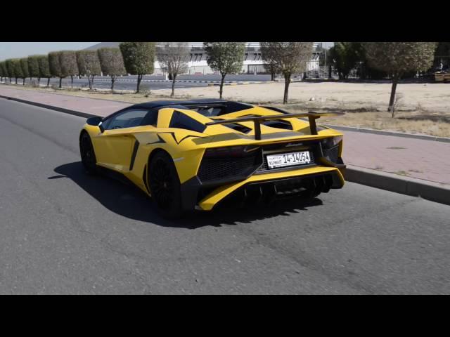 Lamborghini Aventador SV Roadster LP750-4 Test drive تجربة لامبورجيني أفانتادور أس في رودستر