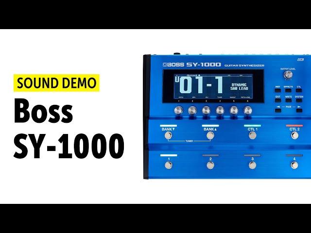 Boss SY-1000 - Sound Demo (no talking)