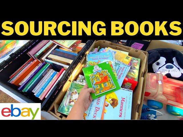 SOURCING BOOKS TO SELL ON EBAY | SELL BOOKS ON EBAY | EBAY RESELLER