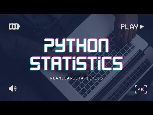 Python Statistics |statistics using python| #rlanguagestatistics  #python