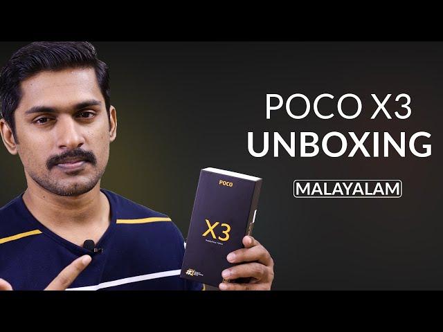 POCO X3 Unboxing and initial impressions Malayalam /Poco X3 Unboxing