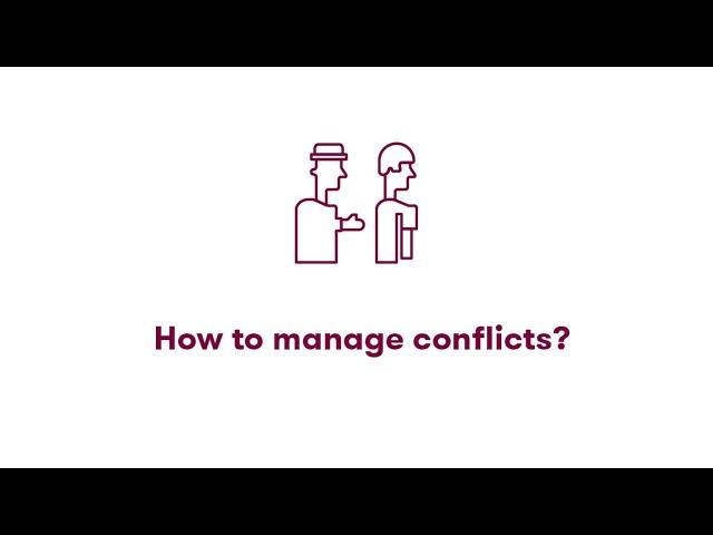 How to manage conflicts? | Vilnius University