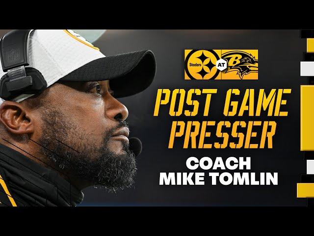 Coach Mike Tomlin Postgame Press Conference (Wild Card at Ravens) | Pittsburgh Steelers