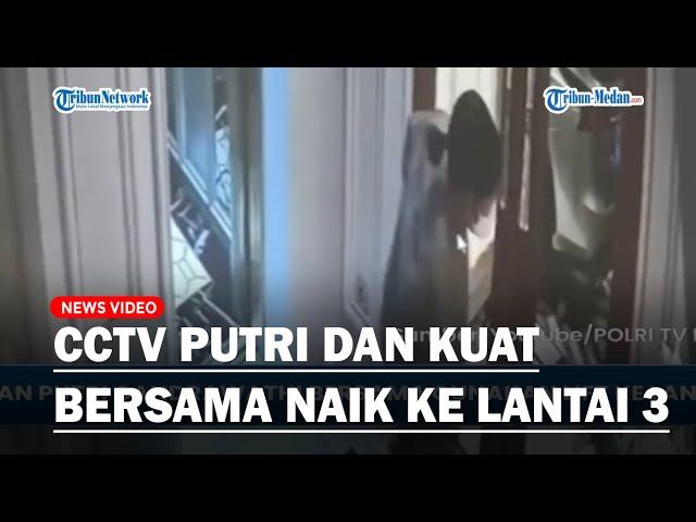 Tampak di CCTV Putri Candrawathi dan Kuat Maruf Bersama Naik ke Lantai 3 Menggunakan Lift