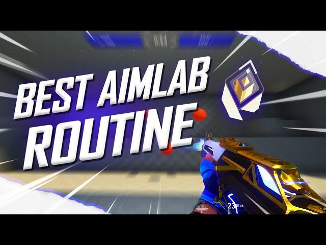 (Hindi) Best AIMLAB routine for Instant improvement | Valorant |