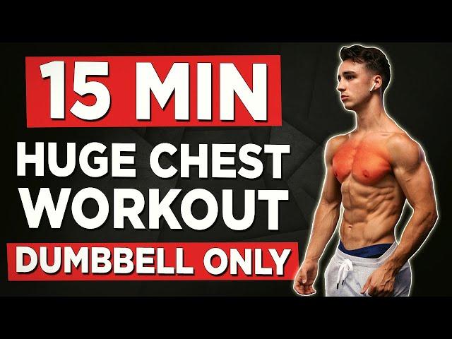 15 MINUTE CHEST & SHOULDER WORKOUT (DUMBBELLS ONLY)