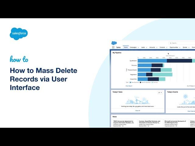 How to Mass Delete Records via User Interface | Salesforce Platform