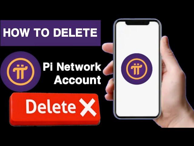 How to delete pi network account||Pi network account deletion||Delete pi network account||UT 55