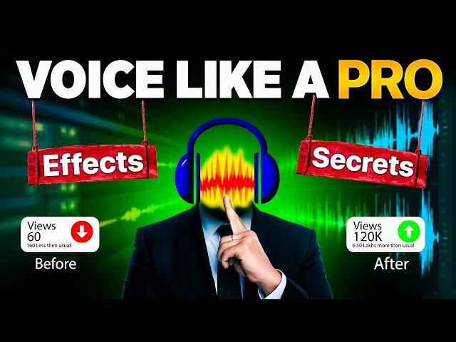Voice Like a PRO in Audacity 2024 | How To Edit Voice in Audacity | Edit Your Voice In Audacity