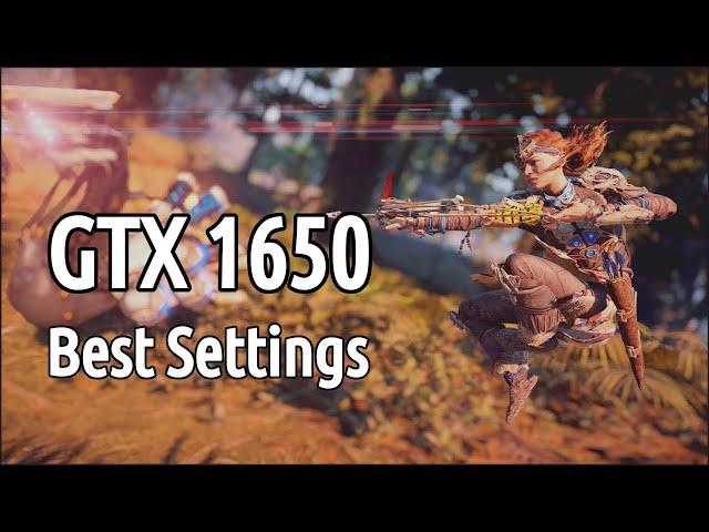 GTX 1650 4G6 | Horizon Zero Dawn | Best Graphics Settings