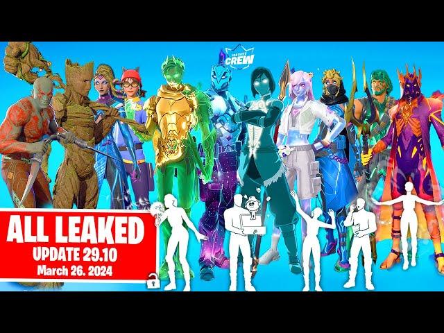 All New & LEAKED Skins, Emotes, Items in Fortniate Update 29.10: Shade Midas, Guardians Of Galaxy..