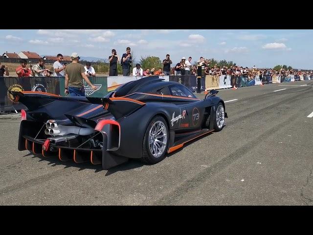 Pagani Huayra R on track in Zagreb SOC 3/9/2022