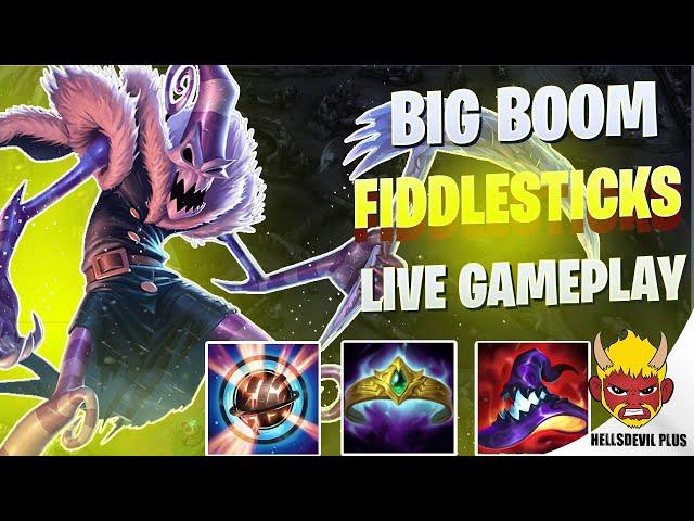 Fiddesticks Big Boom Damage vs Good Enemies! - Wild Rift HellsDevil Plus Gameplay