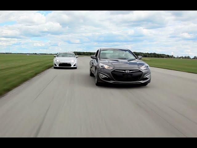 2013 Scion FR-S vs. 2013 Hyundai Genesis Coupe Comparison