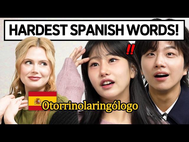 How does Spanish sounds to Koreans? Try MOST HARD Spanish Accent!