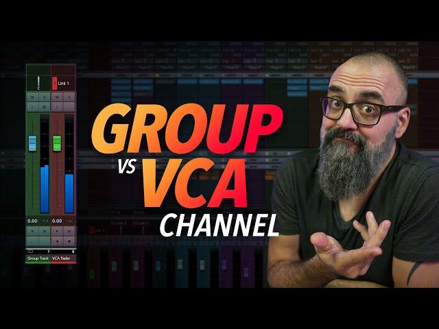 CUBASE PRO - GROUP vs VCA Tracks Explained