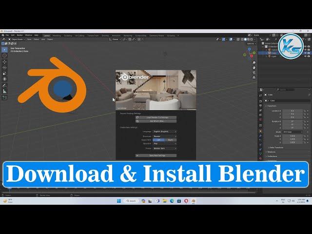  How To Download And Install Blender 4.1 On Windows 11/10