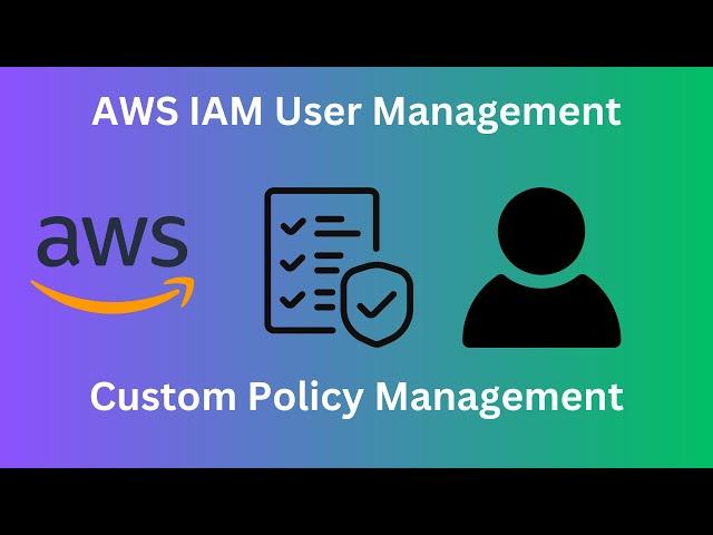 AWS IAM | Complete IAM User Management | DevOps Tutorials For Beginners