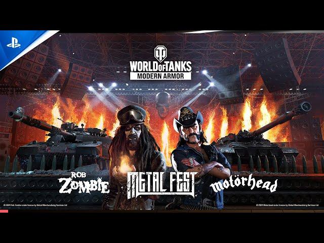 World of Tanks: Modern Armor - Metal Fest 2024 | PS5 & PS4 Games