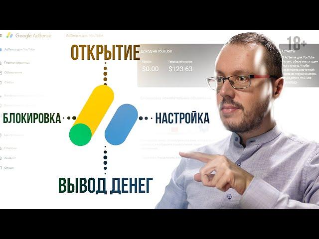 ВСЁ, что нужно знать про Google Adsense. Выплаты, открытие, настройка, вывод денег, блокировка