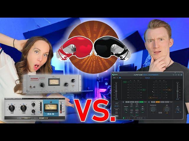 Antares Auto Tune Vocal Compressor vs  1176 and LA 2A SHOOTOUT