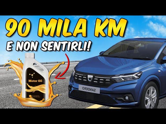 TAGLIANDO DA 90.000 KM DACIA - CAMBIO OLIO