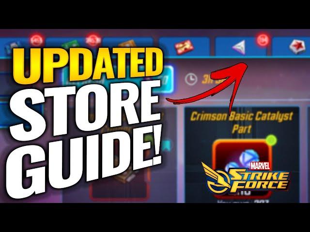NEW GUIDE FOR ALL SHOPS FOR 2024! Best & Worst Purchases for Each!  | Marvel Strike Force