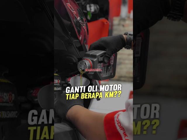 Kapan terakhir kalian ganti oli motor bro?️ #modifika #viral #trending