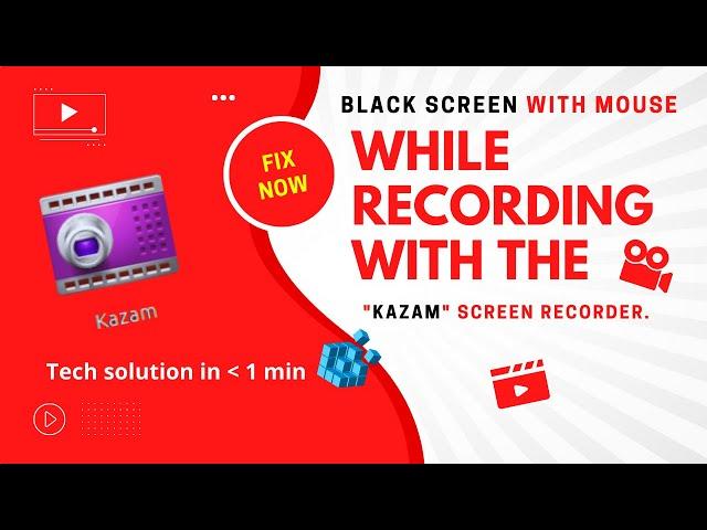 Black screen while recording with the "kazam" screen recorder |technorchid| error fix