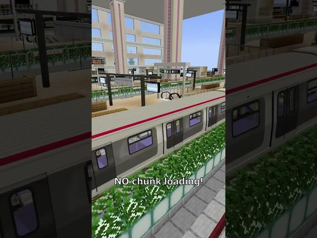 Most INNOVATIVE Minecraft Transport Mod #shorts #minecraft #minecrafttransitrailway #mtrmod #mtr