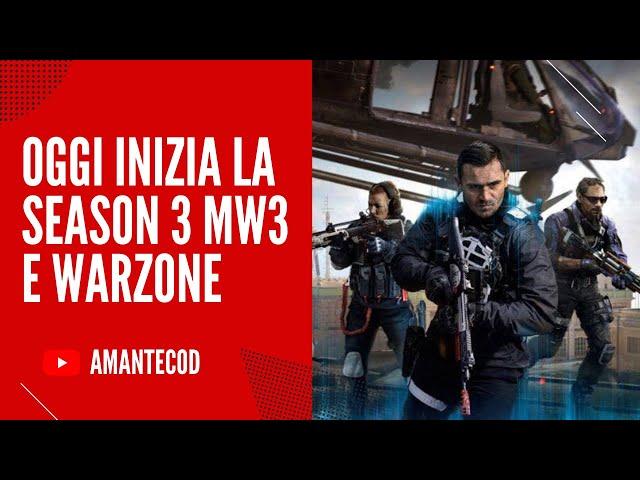 OGGI SEASON 3 WARZONE E MW3 | PRIMI GAMEPLAY NUOVA REBIRTH ISLAND E NUOVO CECCHINO MORS