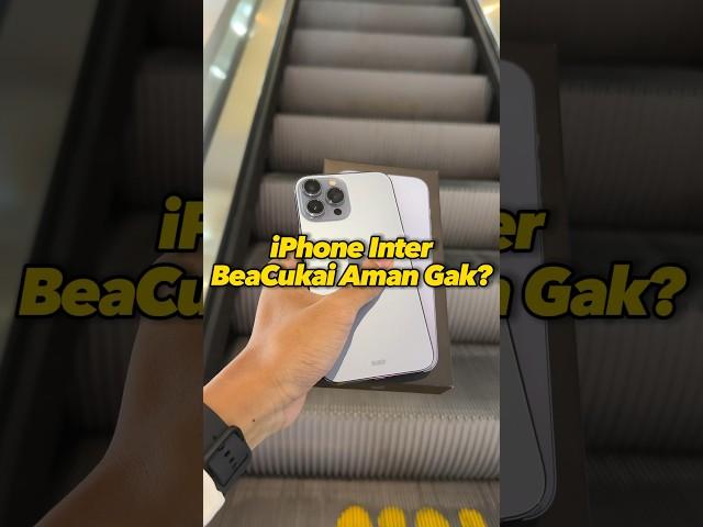 Beli iPhone INTER IMEI BeaCukai GA AMAN⁉️