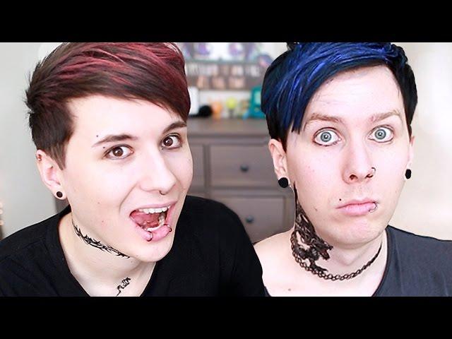 Dan and Phil PUNK EDITS IN REAL LIFE!