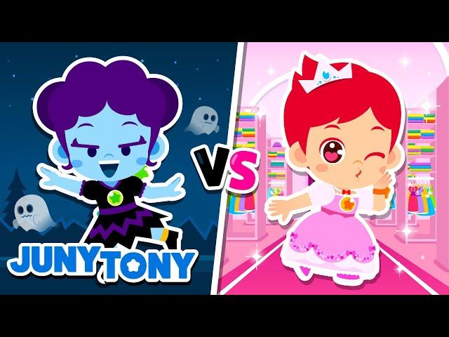 Princess vs. Princess | Cinderella, Zomberina, Snow White | +More Kids Songs & Stories | JunyTony