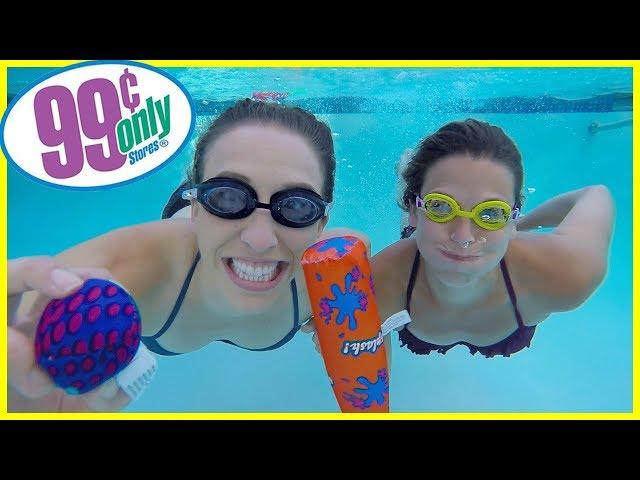 Testing 99 Cent Store Pool Toys!!!