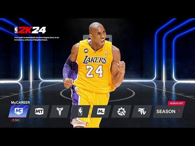 NBA 2K24 Menu Options and Gameplay PS4, XBOX ONE, PC