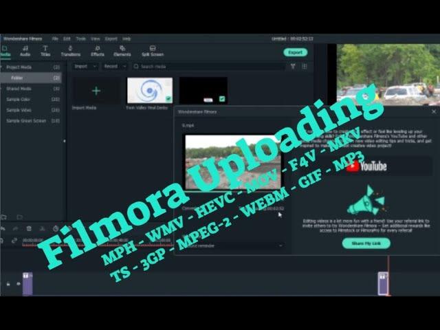 How to Export a file on Wondershare Filmora