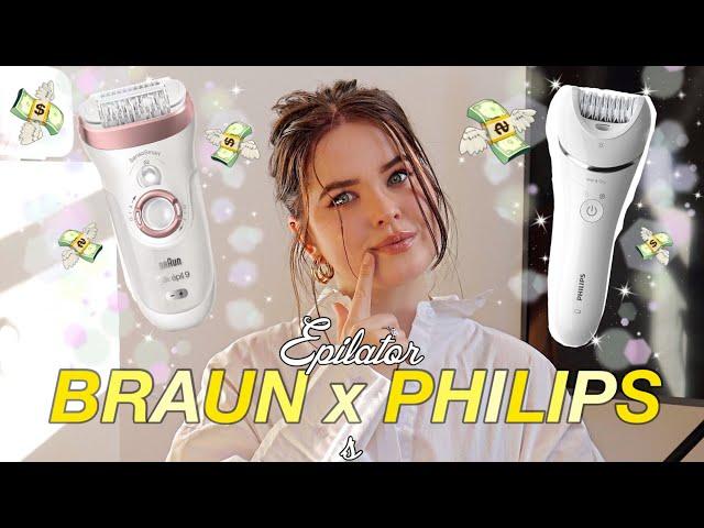 Hair REMOVAL Braun vs Philips epilator ? review