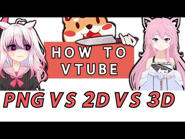 How to be a Virtual Youtuber || PNG, 2D, or 3D Avatar? [ Quick Vtuber Guide ]