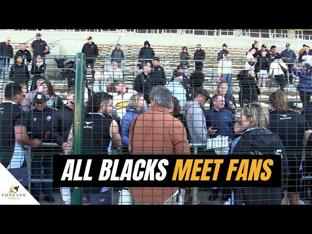 All Blacks meet their fans in Cape Town | All Blacks Training