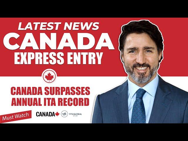 Canada Express Entry : Surpasses Annual ITA Record | IRCC | Canada Immigration News 2021