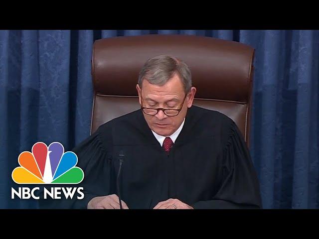 Senators Find Trump ‘Not Guilty’ Of Abuse Of Power Impeachment Article | NBC News