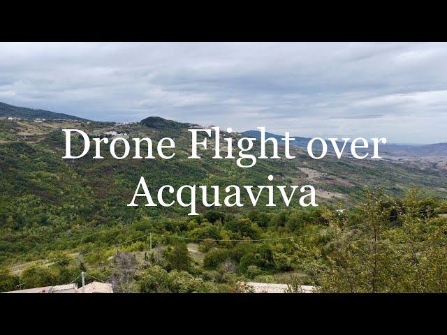 EX PAT LIFE IN ABRUZZO. Flying the drone over Acquaviva.