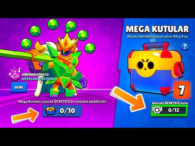 HERKESE ÜCRETSİZ MEGA KUTU ! BİLMENİZ GEREKEN 5 ŞEY - Brawl Stars