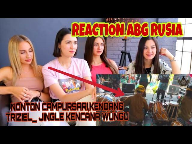 REAKSI WANITA CANTIK RUSIA!! NONTON JINGLE KENCANA WUNGU